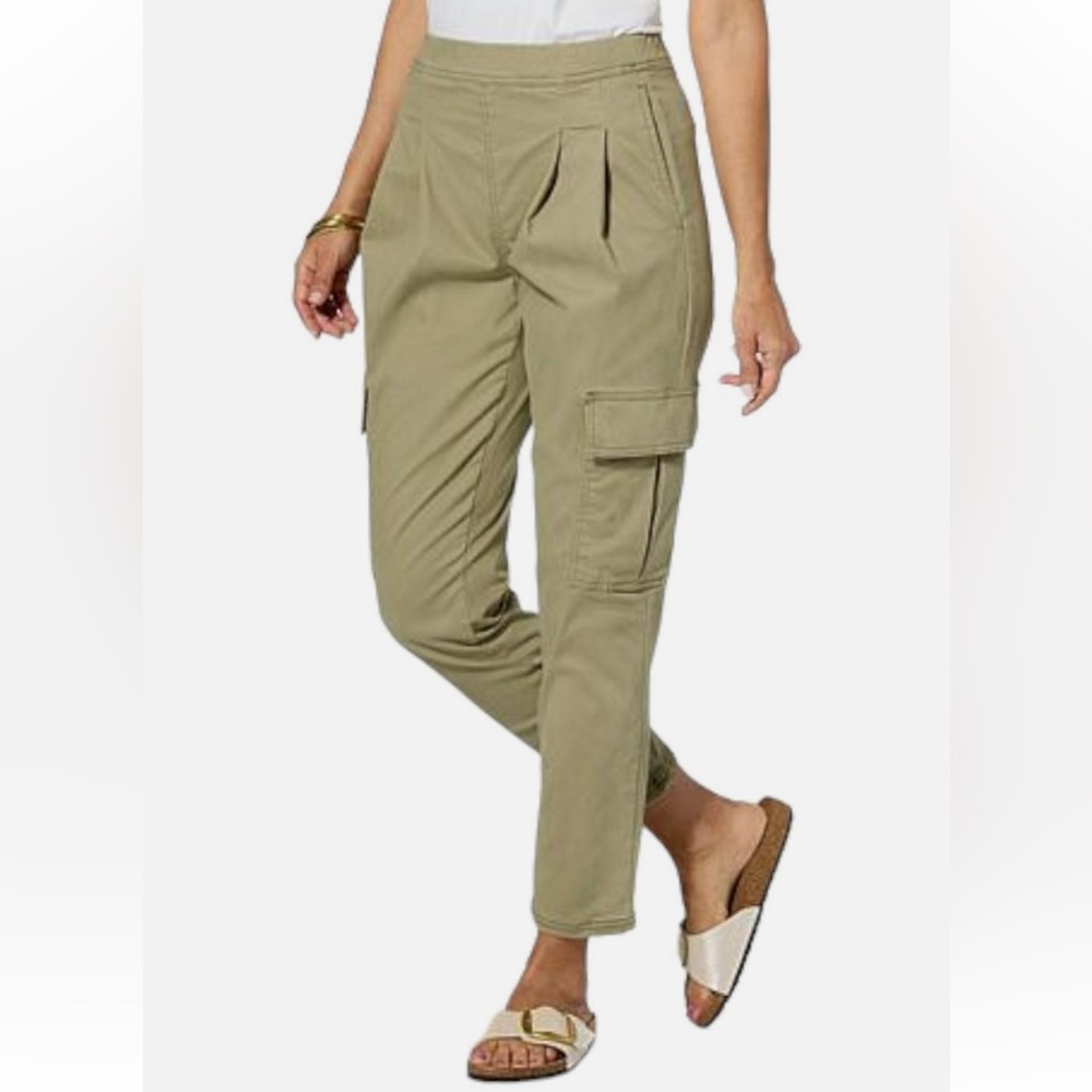 HUE Khaki Cargo Pants for Women